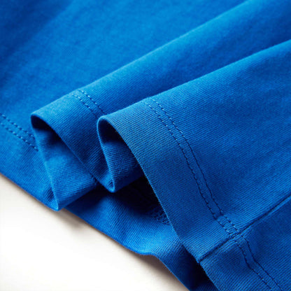 Kinder-Langarmshirt Kobaltblau 104