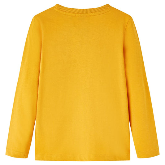 Kinder-Langarmshirt Ocker 104