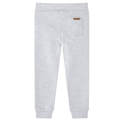 Kinder-Trainingshose Grau Melange 128
