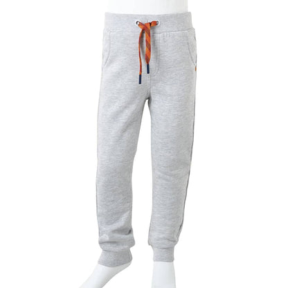Kinder-Trainingshose Grau Melange 128