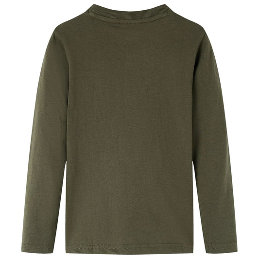 Kinder-Langarmshirt Khaki 104