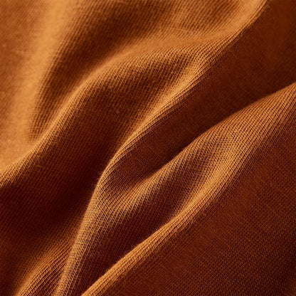 Kinder-Langarmshirt Cognac 128