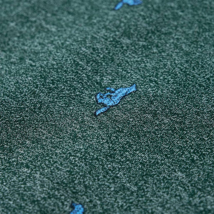 Kinder-Sweatshirt Dunkelgrün Melange 116