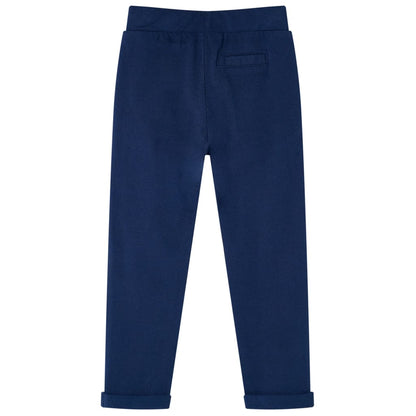 Kinderhose mit Kordelzug Marineblau 104