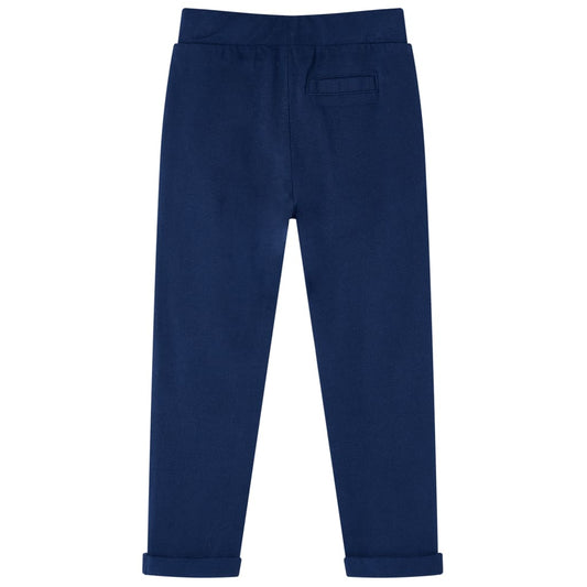 Kinderhose mit Kordelzug Marineblau 116