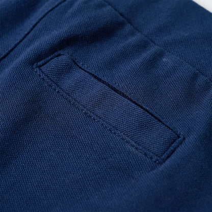 Kinderhose mit Kordelzug Marineblau 116