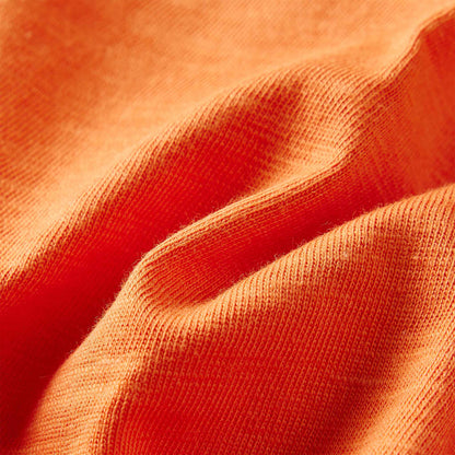 Kinder-Langarmshirt Dunkelorange 116