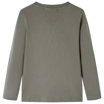 Kinder-Langarmshirt Khaki 104