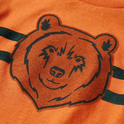 Kinder-Langarmshirt Dunkelorange 128