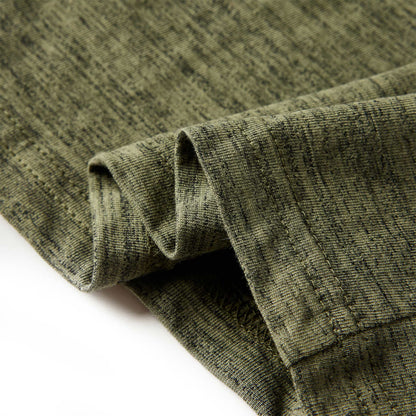 Kinder-Langarmshirt Khaki Melange 128