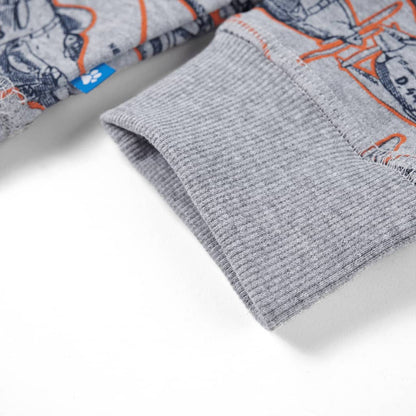 Kinder-Sweatshirt Grau Melange 104
