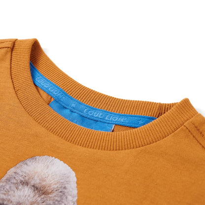 Kinder-Langarmshirt Dunkelocker 92