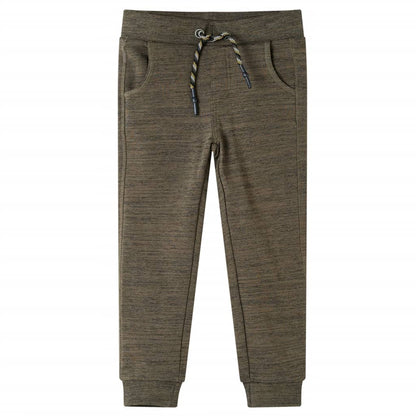 Kinder-Trainingshose Dunkles Khaki Melange 116