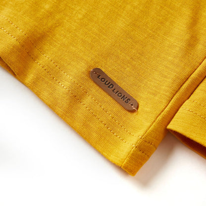 Kinder-Langarmshirt Ocker 104