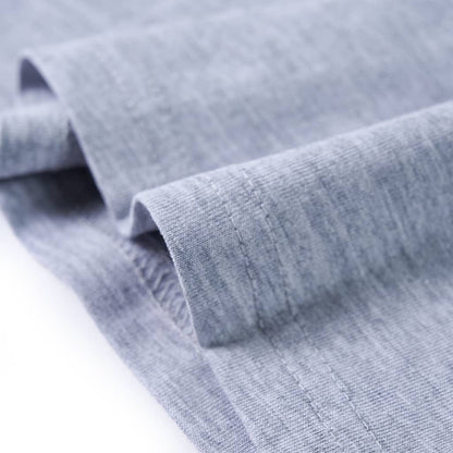 Kinder-Langarmshirt Grau Melange 140