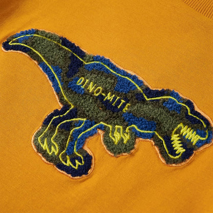 Kinder-Langarmshirt Ocker 116