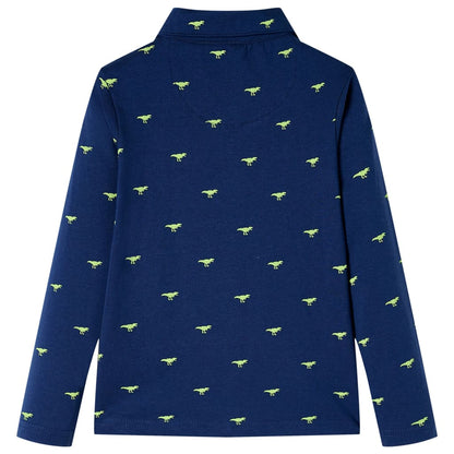 Kinderhemd Marineblau 116