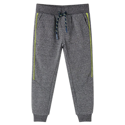 Kinder-Trainingshose Grau Melange 104