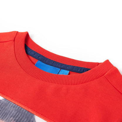 Kinder-Langarmshirt Rot 104