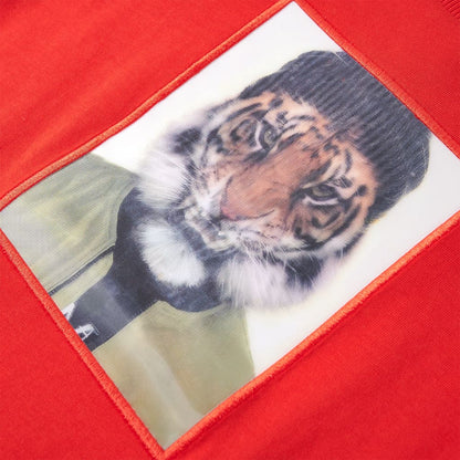 Kinder-Langarmshirt Rot 128