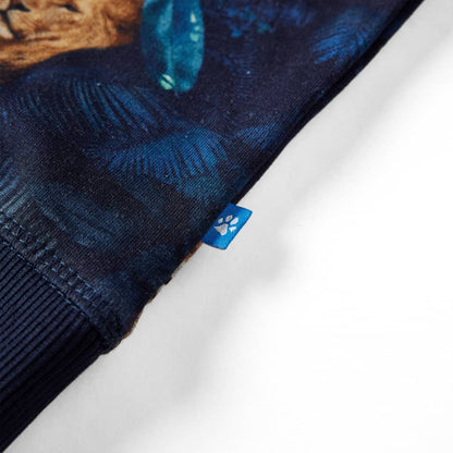 Kinder-Sweatshirt Marineblau 104