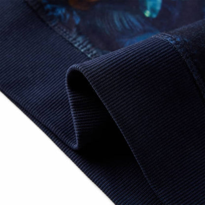 Kinder-Sweatshirt Marineblau 104