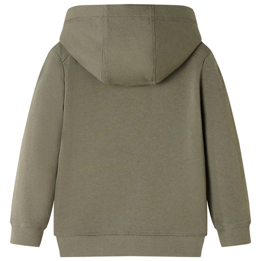 Kinder-Kapuzenpullover Khaki 140