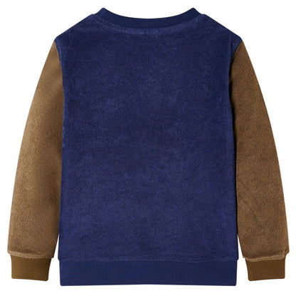Kinder-Sweatshirt Dunkles Marineblau 128