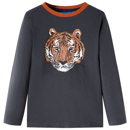 Kinder-Langarmshirt Anthracite 104