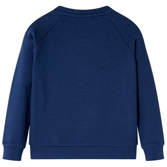 Kinder-Sweatshirt Marineblau 128