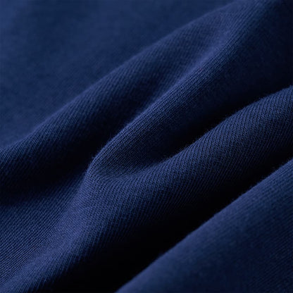 Kinder-Langarmshirt Marineblau 104
