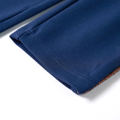 Kinderhose mit Kordelzug Marineblau 128