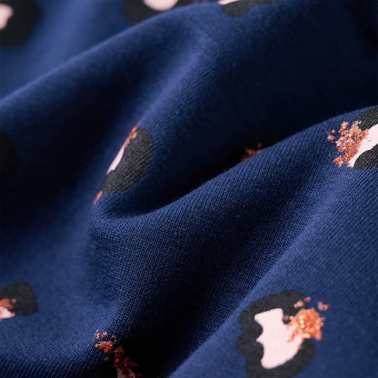 Kinder-Kapuzenpullover Marineblau 128