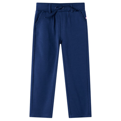 Kinderhose mit Kordelzug Marineblau 116