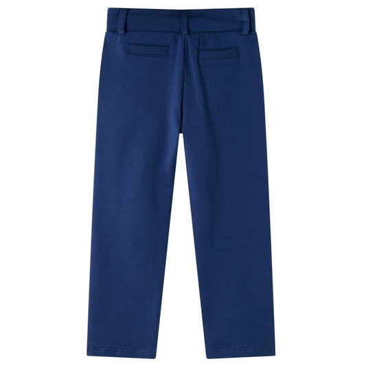 Kinderhose mit Kordelzug Marineblau 128