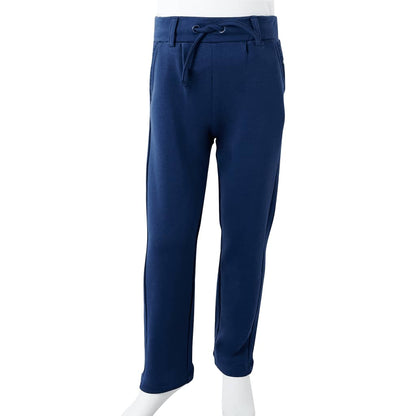 Kinderhose mit Kordelzug Marineblau 128