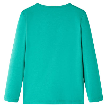 Kinder-Langarmshirt Hellgrün 128
