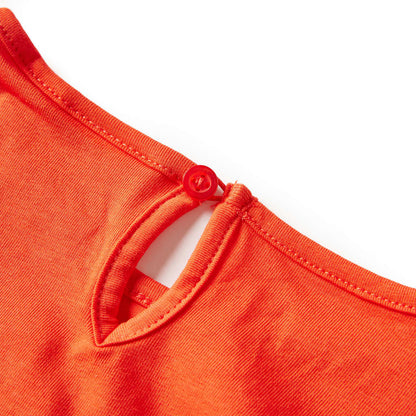 Kinder-Langarmshirt Dunkelorange 128