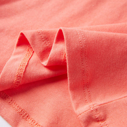Kinder-Langarmshirt Korallenrosa 116