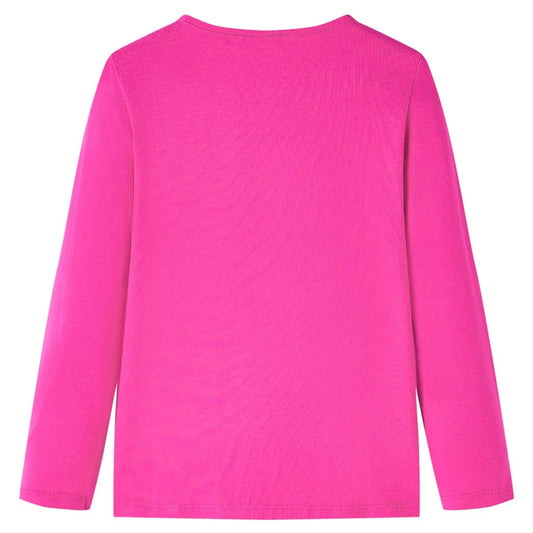 Kinder-Langarmshirt Dunkelrosa 116