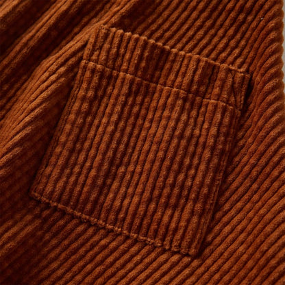 Kinderrock mit Taschen Cord Cognac 92
