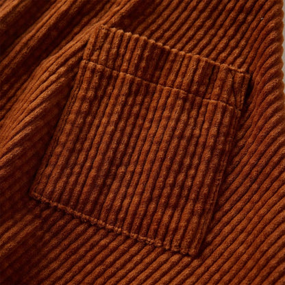 Kinderrock mit Taschen Cord Cognac 104