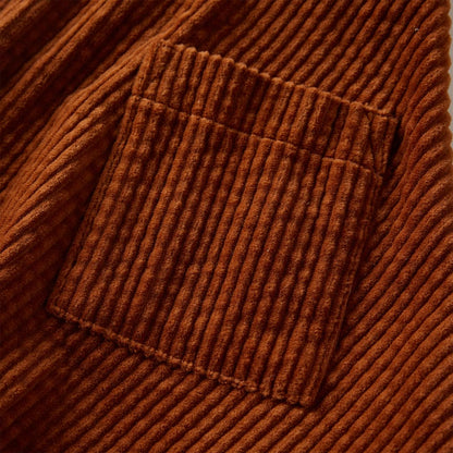 Kinderrock mit Taschen Cord Cognac 116