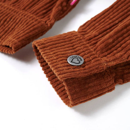 Kinderjacke Cord Cognac 92