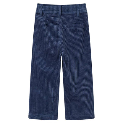 Kinderhose Cord Marineblau 104