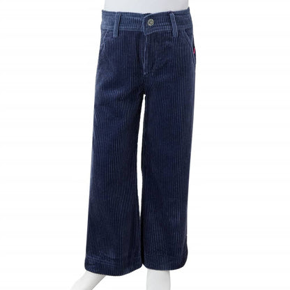 Kinderhose Cord Marineblau 104