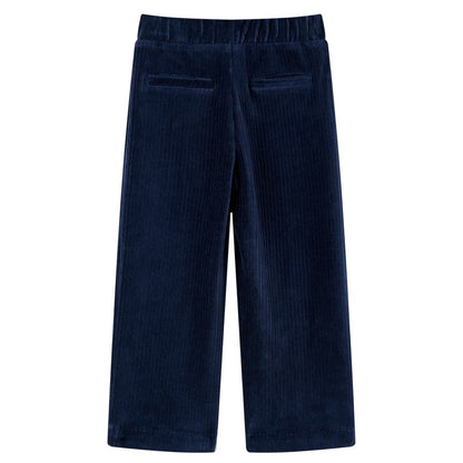 Kinderhose Cord Marineblau 104