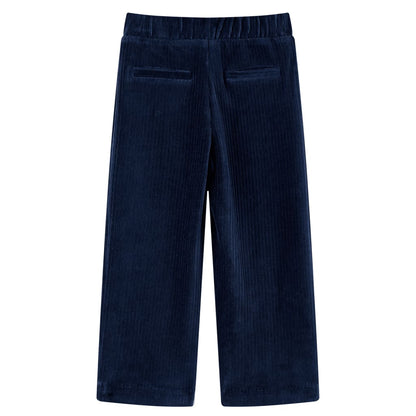 Kinderhose Cord Marineblau 128