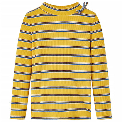 Kinder-Langarmshirt Ocker 116