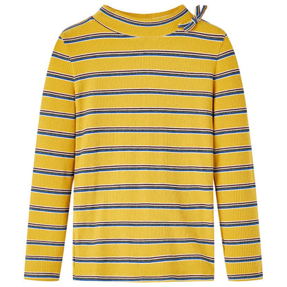 Kinder-Langarmshirt Ocker 128